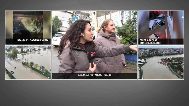 İşte yağmur sonrası İstanbul manzarası… Sel gitti, felaketin izleri kaldı