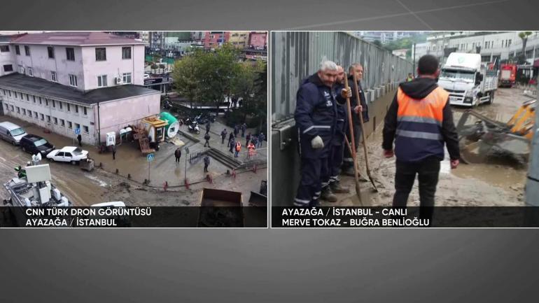 İşte yağmur sonrası İstanbul manzarası… Sel gitti, felaketin izleri kaldı