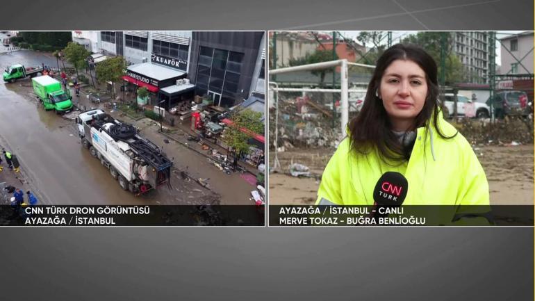 İşte yağmur sonrası İstanbul manzarası… Sel gitti, felaketin izleri kaldı