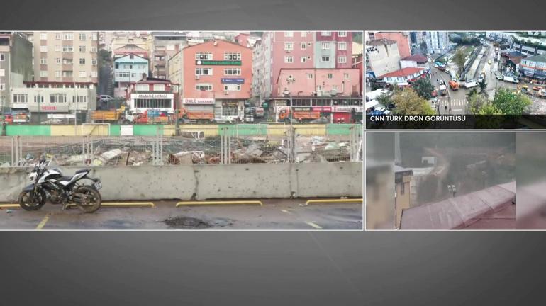 CNN TÜRK görüntüledi: Ayazağa’da selin ardından yıkım başladı