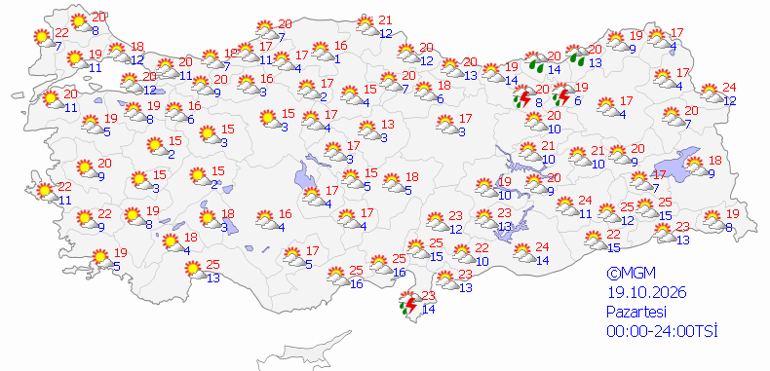19 EKİM HAVA DURUMU İSTANBUL SON DAKİKA Bugün hava nasıl olacak, İstanbul’da şiddetli yağış olacak mı