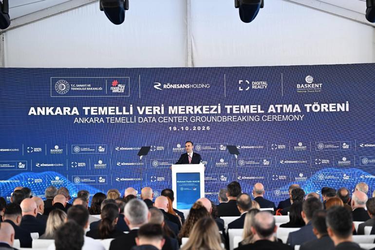 Bakan Kacır detayları paylaştı Ankara Temelliye 4,1 milyar dolarlık veri merkezi
