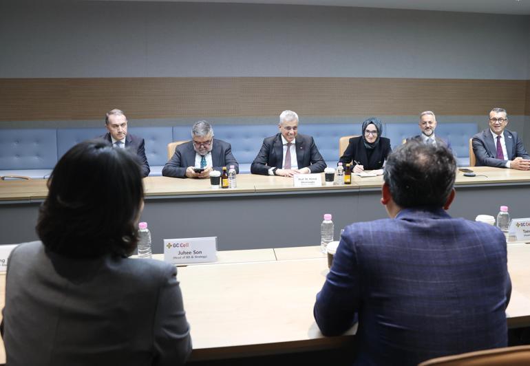 Bakan Memişoğlu, Güney Korede 3 ülkenin sağlık bakanıyla görüştü