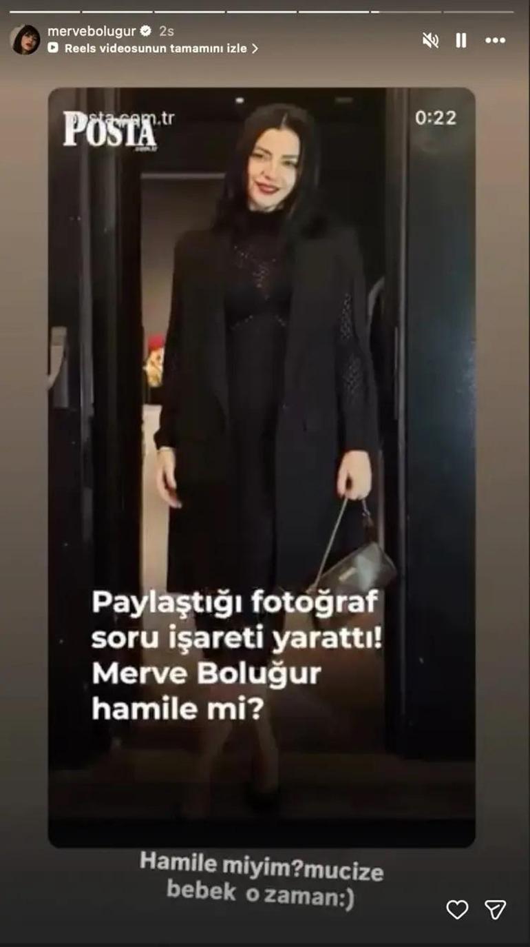 Merve Boluğur hamile mi İddialara bakın ne yanıt verdi...