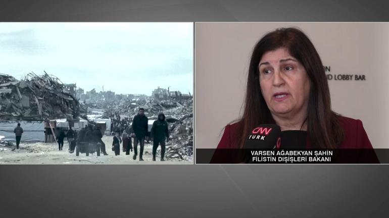 Filistin Dışişleri Bakanı Varsen Ağabekyan Şahin CNN TÜRKte: Türkiye onlarca yıldır yanımızda