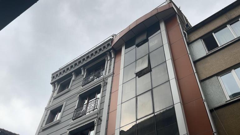 Son kare Şişlide çatıdan düşen Kazakistanlı kadının ölmeden önceki son görüntüsü ortaya çıktı