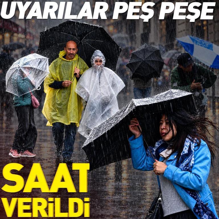 SON DAKİKA... İstanbulda sağanak etkili oldu Yollar göle döndü