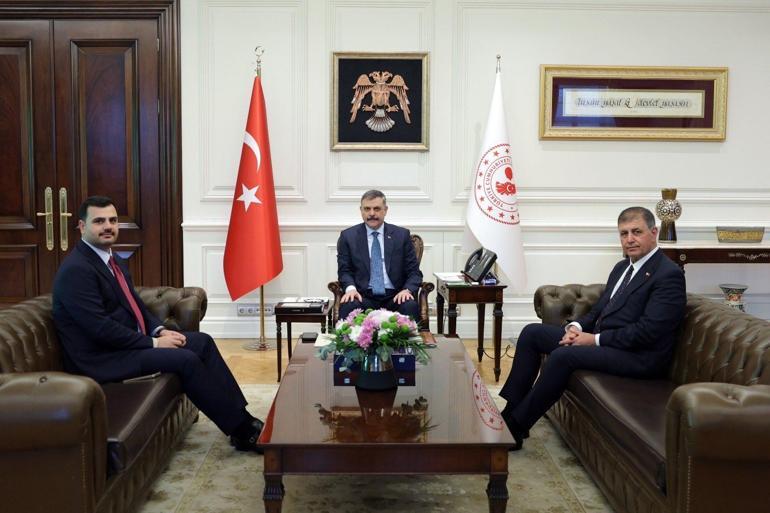 Bakan Çiftçi, AK Partili İnan ve Cemil Tugayı kabul etti