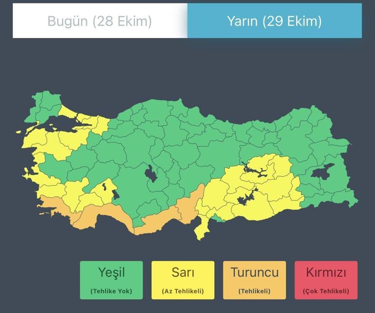  Meteoroloji saat verdi