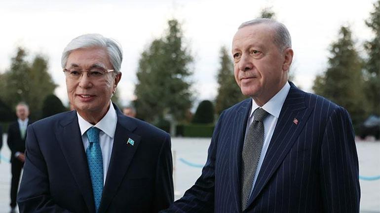 Ankarada Türk dünyası diplomasisi Erdoğan, Tokayevi 21 pare top atışıyla karşıladı