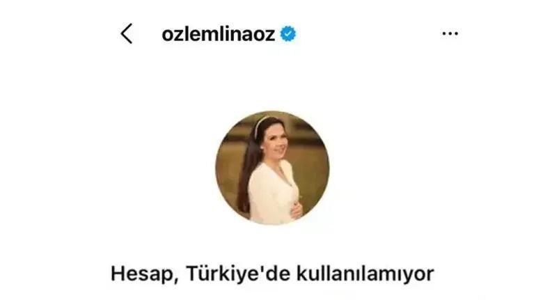 Özlem Özün Instagram hesabı kapatıldı İşte nedeni...