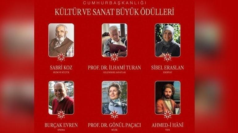 2026 Cumhurbaşkanlığı Kültür ve Sanat Büyük Ödüllerinin sahipleri belli oldu