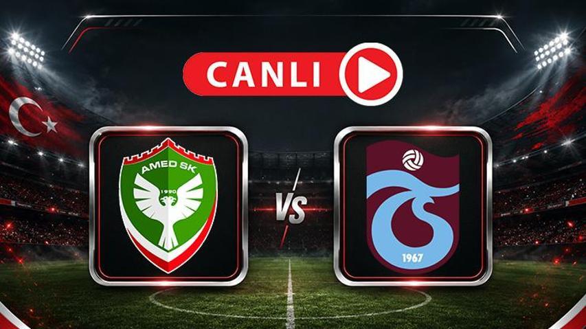 Amedspor - Trabzonspor Maçı Canlı Anlatım | Kritik 90 dakika